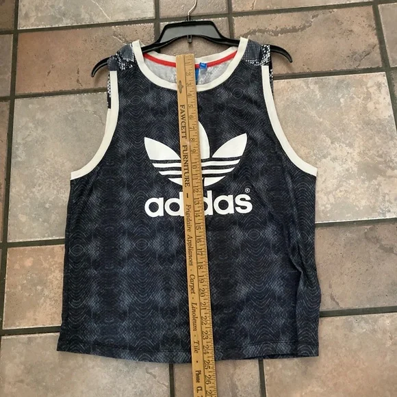 Adidas Originals Men’s Black and Gray Tank Top Size Small - Picture 4 of 5
